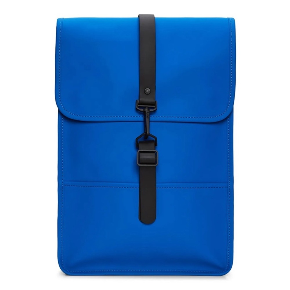 NWT Rains Waterproof Backpack W3 Waves Blue 13L Classic Travel Laptop Bag